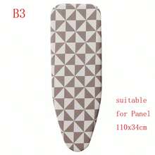 Uniwersalny pokrowiec na deskę do prasowania z elastyczną krawędzią, odporny na plamy i przypalenia, gruba wyściółka, osłona termiczna na żelazko, nadający się do prania i łatwy w czyszczeniu, odporny na blaknięcie, do długotrwałego użytkowania; kompatybilny z większością domowych urządzeń do prasowania, idealny do codziennej pielęgnacji odzieży i sezonowego przechowywania; doskonały do prasowania w domu i pielęgnacji odzieży, wystroju kuchni i artykułów gospodarstwa domowego. - Wielokolorowe - Zobacz 17