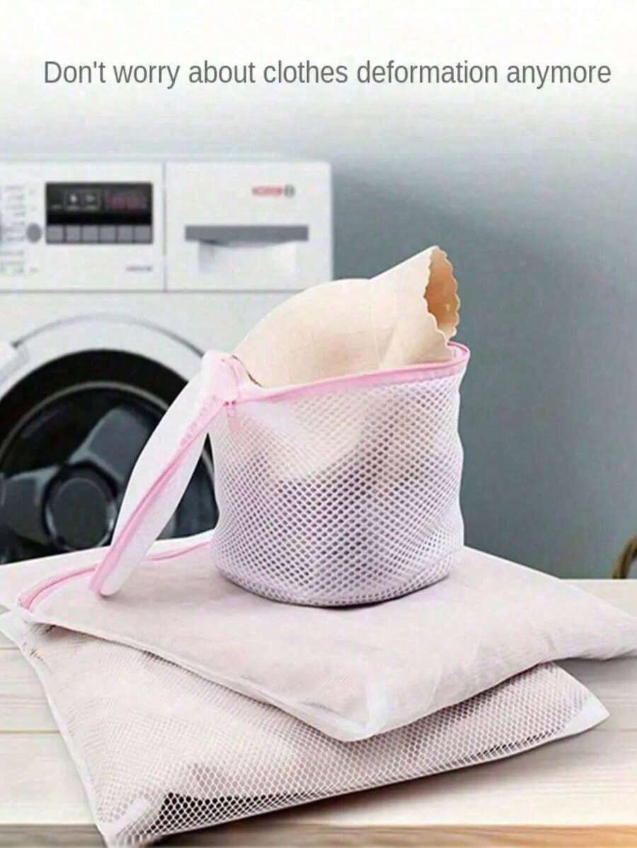 Washing- Laundry Bags Clothing Sorting Mesh Bags Anti-& Anti-Deformation Laundry Bags Underwear & Bra-Specific Wash Bags Homewear & Lingerie Anti-Bags Bra & Clothing Storage Bags - 大號 - 查看 1