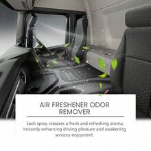 Car Air Freshener Spray Fragrance Long-Lasting Sea Breeze Flavor Odor Eliminator Fresh Scent Home Bathroom Air Purification Car Interior Deodorant Spray - Blue - View 5
