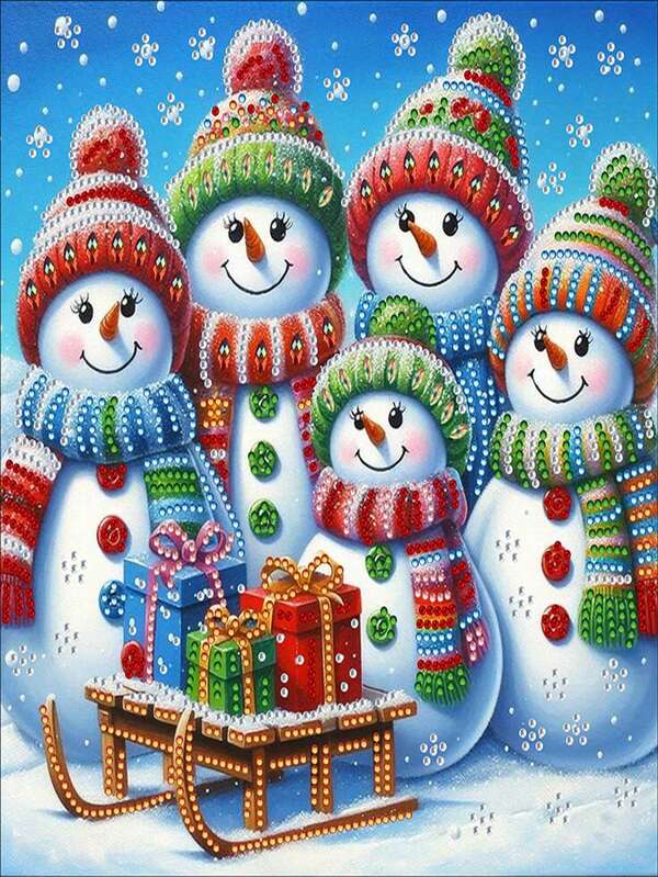 1 Stück Weihnachtsmann Diamant Malerei Set für Anfänger, Feiertags-Edition DIY 5D asymmetrisches Kristall Diamant Halbeinbett Mosaik Kunst Handwerk, inspiriert Kreativität und Leidenschaft, geeignet für Wanddekoration Zuhause, rahmenlos