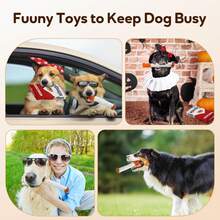 1 Set de Juguetes Interactivos para Perros, Juguete Divertido con Chirrido y Forma de Cigarrillo, Juguete Interactivo para Perros Pequeños, Medianos y Grandes, Regalo de Cumpleaños