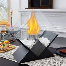 Outdoor Fireplace - Black - View 4