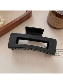 2 szt./1 szt. Jednokolorowe kwadratowe spinki do włosów z wydrążonymi końcami, grube matowe spinki do włosów do upięć i stylowy dodatek do włosów, odpowiednie do noszenia na co dzień, prezent dla przyjaciół, nowa spersonalizowana spinka do włosów