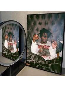 1pc Rap Pop Plakaty Płótno Malowanie Ścienne Sztuka Dom Salon Sypialnia Bar Kawiarnia Dekoracja Bez Ramy