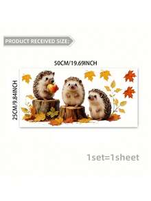 1pc Vibrant Floral & Bird Window Decal - Static Cling Decor, Easy To Remove, No Residue, Stickers, Wall Decal, Vinyl Decal For Home Decorations, Spring Decoration Items Refresh Your Home, Rama Decoration Stickers Gifts Birthday Graduation Kitchen Decor - Flowers and Birds Window Bathroom Decoration Sticker - View 5