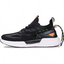SHVE SHENDY VENDY Tenis Hombre, Zapatos Hombre Deportivos, Zapatos de Malla Transpirable para Hombre, Zapatillas de Deporte Casuales de Moda Entrenamiento Caminar Correr Gimnasio con Suela Antiderrapante - Negro - Ver 2
