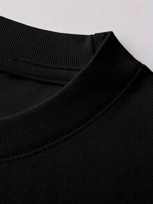 Men'S & Women'S Cruise Vacation Shirt - Tropical Cruise Time Graphic Tee With Palm Trees, Sunset & Cruise Ship - Lightweight Quick-Dry Fabric - Machine Washable Cruise Line Apparel For Cruise Parties, Beach Trips, Vacation Outfits - Regular Fit Casual T-Shirt, Travel Clothing, Playful Design, Durable Construction, Short Sleeve Top, Travel Enthusiasts - 黑色 - 查看 4