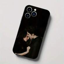 Funda de Teléfono TPU Negra para iPhone de la Serie Crepúsculo, No Te Pierdas. Tiene un diseño de dibujos animados adorable, buen rendimiento a prueba de golpes y puede proteger eficazmente la lente. Adecuado para iPhone 11/12/13/14/15/16 Pro Max - Mezcla de colores - Ver 6