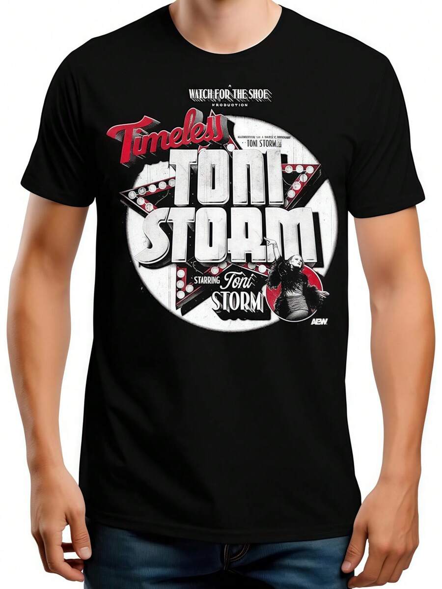 AEW Toni Storm - Timeless (Exclusive) T-Shirt - 黑色 - 查看 1