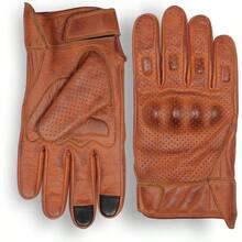 Guantes de motocicleta de piel caf encerado Austin para hombre - M - Ver 2