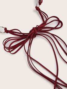 1 chiếc thắt lưng nữ, thắt lưng kiểu Y2K cho bé gái, thắt lưng phong cách BOHO phương Tây màu đỏ tía đính đinh tán hình trái tim, tua rua, thích hợp cho váy, quần, đi học, mặc hàng ngày, tựu trường, tốt nghiệp, tiệc tùng, lễ hội âm nhạc, Giáng sinh, Năm mới, Ngày Valentine. - A - Xem 5