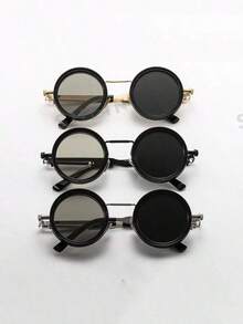 Gafas de sol ajustables ND9 para hombres, con estuche de espejo incluido de forma gratuita. Gafas de sol para pesca y conducción con doble filtro, gafas de sol sólidas de color vintage personalizadas para viajes de negocios - Multicolor - Ver 13