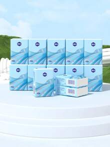 10/20/30包便携纸巾 | 旅行装迷你面巾纸 | 学生便携餐巾纸 | 大包装一次性手帕 - 彩色 - 查看 2