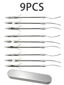 3/6/9pcs Spearfishing Slingshot Harpoons, Comes With Harpoon Storage Box For Convenient Storage And Carrying. Stainless Steel Tips, Suitable For Spearfishing, Deep Water Fishing Equipment - Silver - View 11