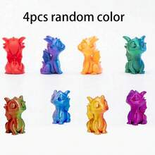 迷你卡通可爱龙鳞蛋（内有一只迷你飞龙） - 独特的家居装饰、汽车装饰，适用于复活节、万圣节、圣诞节、父亲节、母亲节装饰礼物、房间装饰、3D 印花动物（（眼睛样式随机）