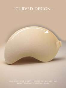 2 件装隐形无肩带聚拢文胸，低背露背文胸 - 适合搭配连衣裙、婚纱、日常穿着 - 彩色 - 查看 4