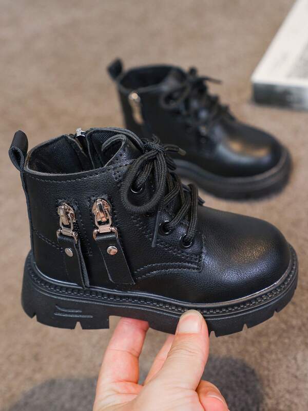 بوت بنات، بوت بريطانية عصرية جديدة، بوت قصيرة أنيقة للأميرات الصغيرات، بوت أولاد، خريفية