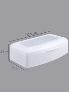 1 Pcs Nail Tool Sterilizer Box Plastic Barbicide Container For Tweezers Esthetician Essentials Barbicide Jar,Nail Tool Sterilizer Box, Plastic Sterilization Tray For Tweezer, Eyelash Extensions, Nail Implement For Esthetician - 白色 - 查看 3