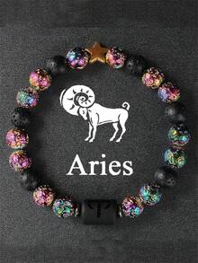 Friendship Bracelets Men Women Cool Gifts For Constellation Lover Aries Taurus Gemini Cancer Leo Virgo Libra Scorpio Sagittarius Capricorn Aquarius Pisces Present Sister Brother Boyfriend Girlfriend Vintage Streetwear Bangles
