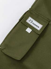 Plus Size Men's Casual Versatile Cargo Pants
