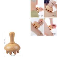 4 piezas Masajeador de madera SilvaLex, se puede usar como regalo del Día de San Valentín, ayuda a relajar la cintura, la espalda, el abdomen, el cuello y los hombros, las piernas, los brazos, un gran regalo del Día de la Madre para mamá - Blanco - Ver 15