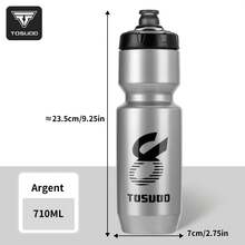 TOSUOD Fahrrad Trinkflasche, Rennrad/Mountainbike Sport Outdoor Quetschflasche, Großer Fassungsraum