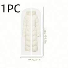 1-5 piezas Funda protectora transparente y gruesa de PEVA lavable, Funda para traje/chaqueta, Bolsa colgante antipolvo, Funda para vestido de novia, Bolsa colgante de almacenamiento para armario - Multicolor - Ver 15