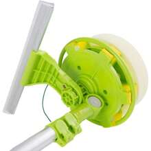 Window Cleaner 2-In-1 Telescopic Window Squeegee Set With Long Extension Pole, 0.6-1.4M Long Window Cleaning Tools High-Rise Window Cleaner Telescoping Pole Washer Head Sponge Rotating Head - Default - View 6