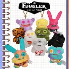 Spin Master Official Authentic Fuggler Funny Ugly Monster Plush Keyrings Series 4, Weird Stuffed Plush Doll, Cute Plush Collectible Backpacke Pendant, Mr Needles Greedy Grinner Goof, Holiday Birthday Gifts