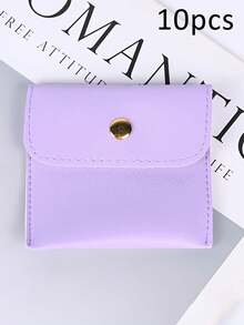 20/1pc Faux Leather Jewelry Pouches With Snap Closure Jewelry Storage Bag - Luxurious Gift Bags For Earrings, Necklaces, Bracelets, And Rings - Perfect For Storage & Pieceaging ﻿,Square Velvet Cloth Bag With Snap Fastener ,Velvet Jewelry Bags ,Cloth Gift Pouches Candy Gift Necklace Bracelet Packing Jewelry Beads Gift For Valentine's Day