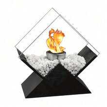 Outdoor Fireplace - Black - View 2