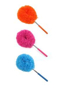 1 件可伸缩超细纤维吊扇除尘器，带可洗头 - 非常适合高天花板、家具和汽车清洁吊扇清洁除尘器风扇清洁器 - 藍色 - 查看 16