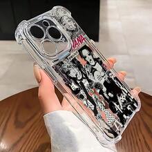 Y2K Anime Design Nana Phone Case Compatible With IPhone 16 15 14 13 12 Pro Max X XR XS MAX 8 7 Plus Shockproof Transparent Soft Back Cover - 白色 - 查看 2