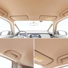 Suede Auto Headliner Fabric 98 L* 60 With Foam Backing - Black Interior Material CarTruckSUVRV Roof, Tube Packaging - Home Repair Headliner Material - Beige + 96"L*60"W - View 7