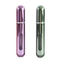 10ml 香水可填充雾化瓶，便携式旅行装亮色铝管可重复使用古龙水喷雾容器，适合居家、旅行、商务旅行、度假、送礼 - 彩色 - 查看 11