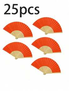 10 قطع مروحة يدوية قابلة للطي من الورق العتيقة، مروحة من البامبو قابلة للطي بغطاء ورقي - إكسسوار صيفي مثالي للبقاء باردًا وأنيقًا، مثالي للحفلات والمناسبات