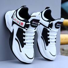 2025 Spring New Outdoor Running Shoes, Men's Basketball Sneakers, Suitable For All-Season Casual Sports Shoes, Men's Outdoor Fitness Training Shoes - Black - View 9