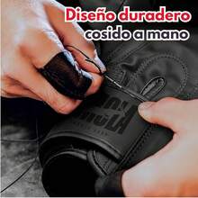 Guantes de Boxeo, Guantes de Artes Marciales Mixtas, Guantes de Boxeo Unisex, Guantes de Entrenamiento de Boxeo, Guantes de Sanda, Guantes de Sparring, Guantes de Muay Thai - Negro - Ver 10