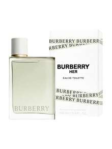 Burberry Her Eau De Toilette Splash 女士淡香水 EDT 香水 旅行必备 0.16 盎司/5 毫升 持久经典优雅永恒女友妻子母亲朋友生日毕业派对旅行露营户外学校校园旅行节日周年纪念秋季万圣节秋季外观甜美风格 - 美東時間 - 查看 5