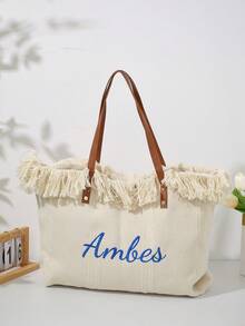 Borsa in tela personalizzata per addio al nubilato - Regalo personalizzato per la sposa e le damigelle - Borsa in tessuto personalizzata per l'addio al nubilato, borsa regalo personalizzata per la sposa, borsa per il festa delle damigelle, borsa per il club delle single e borsa personalizzata per il weekend di matrimonio