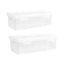 1pc Minimalist Transparent Cable Management Box, Compact & Elegant Cable Organizer Box, Dust-Proof & Waterproof Desktop Cord Holder - Clear - View 15