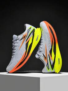 Chaussures de course respirantes pour adolescents, semelle souple et rebondissante, convenant pour la course, les sports et le port décontracté - Gris - Voir 8