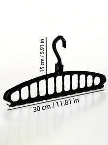 1pc Multifunctional 360° Rotatable Space-Saving Perforated Clothes Hanger Clothes Drying Rack Storage Rack, Student Dormitory Home Space-Saving Spiral Plastic Clothes Hanger, 1 Storage 11 Clothes, Suitable For Home, Dorm And Travel - Foldable Pants, Shirts And Skirt Drying Rack