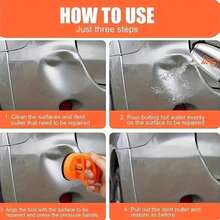 [Easy Dent Puller] 2PCS Large Car Dent Puller Set – Professional Suction Cup Bump Repair Kit | Heavy-Duty  Cups For Hail/Door Dings | No-Paint Damage Auto Body Tool - S và L - Xem 5