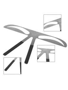 1/2支装不锈钢眉形塑造工具 - 可伸缩、可重复使用的模板，打造完美眉形，适合初学者和纹绣师，低酒精含量，眉毛化妆刷，价格实惠，圣诞礼物，化妆品，化妆工具，便宜好物，礼品，女士礼品，圣诞礼物 - 彩色 - 查看 9