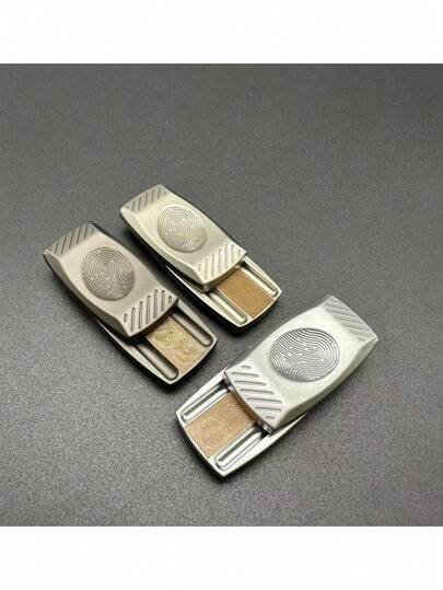 [Juguete de relajación magnético] Herramienta de escritorio pequeña EDC Juguete de relajación magnético de metal: Deslizador de monedas + Juguete giratorio Fidget | Moneda táctil giratoria, juguete ejecutivo de oficina para hombres y set de regalo para adultos