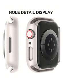 黑色、银色、玫瑰金、金色 PC 硬质材料空心框架无屏幕保护膜 保护壳，防撞防刮适用于 Ultra 3 2 1 系列 SE 10 9 8 7 6 5 4 3 2 1 38mm 40mm 41mm 42mm 44mm 45mm 46mm 49mm，男女通用 - 彩色 - 查看 10