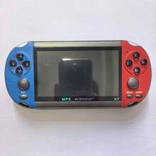 AyeBeau Portable Handheld Retro Video Game Console 8gb With Classic Games 4.3-Inch Display Dual Joystick For Kids' Nostalgic Arcade Gaming, Blue And Red - Multicolor - View 2