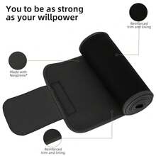ZPP Waist Trainer For Women And Men, Neoprene Sweat Band Waist Trimmer Belt Slimming Stomach Wrap For Workout - Black/White - View 4