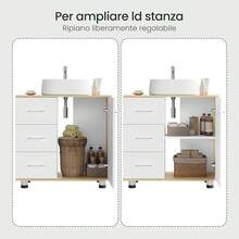 Bath Sets - White + Light Oak - View 4